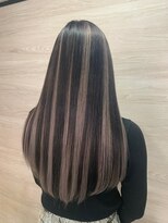 ヘアメイク フォックス 錦店(hair make FOX) 黒髪×ハイライト