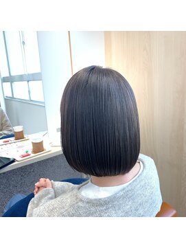 トゥーリ 浜町店 長崎(tuuli) 艶ボブ×ダークベージュ