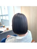 艶ボブ×ダークベージュ