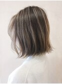 【morio鶴瀬】20代30代40代ハイライト外ハネボブ前髪無し