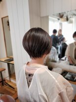 ヘアスペース リズム グリーン(Hair space Rizm green)&nbsp;夏　軽めのショートボブ