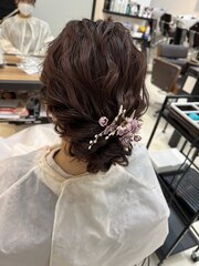 浴衣ヘアセット☆ 1.Q.7