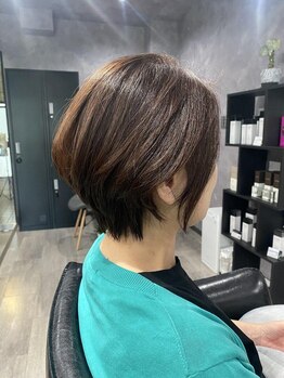 ファロ ヘアデザインスパ(falo Hair design.spa)の写真/【白木原駅徒歩2分】丁寧なカウンセリングと高い技術力で、理想のショートスタイルを叶えてくれる◎