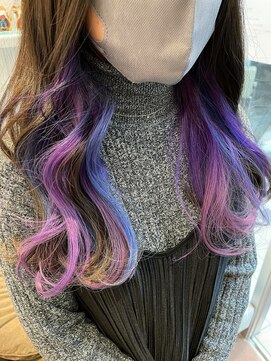 ラグーン(LAGOON) バイカラー/インナーカラー/イヤリングカラー/ネオンカラー/