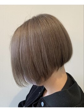 ツムギ ヘアー(tsumugi HAIR) 透明感ベージュカラースタイル