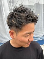 メンズココ 清澄白河店(MENS COCO)&nbsp;ビジネスショートスキンフェードツーブロック刈り上げスーツ