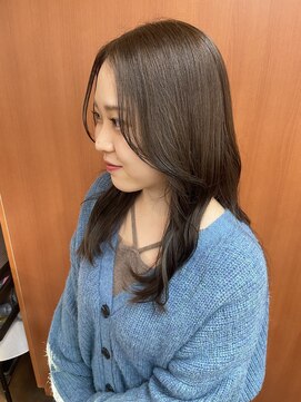 トップヘアー 本店(TOP HAIR) グレージュ/カーテンバング/オージュアトリートメント