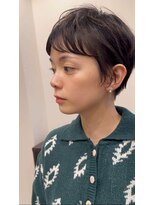 ホヌン 茅ヶ崎(Honnun)&nbsp;お洒落な動きを出したレイヤーショートヘア/茅ヶ崎