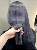 mayu//ブルーグレーシルバーブルーカラーくすみペールカラー