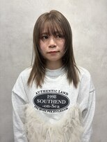 オンドバイサク(ondo by Saku)&nbsp;ブリーチ無しカラー/ベージュカラー/ダブルカラー／20代