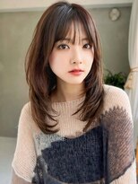 アグ ヘアー ガータ 東札幌店(Agu hair gata) 《Agu hair》レイヤー内巻セミ×numberA.トリートメントオイル