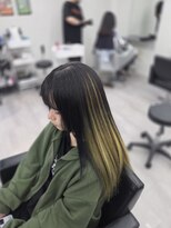 ミステル(MISTEL)&nbsp;アンブレラカラー×ネオンイエロー