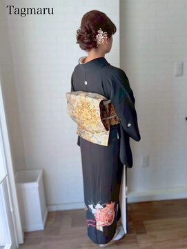 タグマル(Tagmaru) 留袖着付けヘアセット☆ねじりのシニヨン