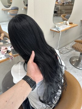 シカ 神戸三宮元町店(Cica) 透明感カラー　コリアンブラック　ブルーブラック　髪質改善