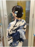 編み込みアレンジ