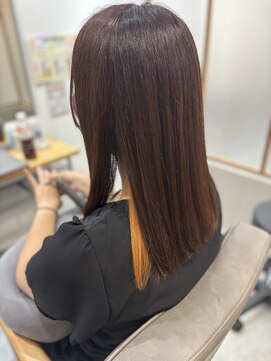 ディーバ(diva) インナーカラー/オレンジカラー/ダブルカラー/ストレートヘア