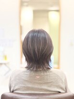 ヘアー グリーン(hair green) 艶めくレッドブラウン×外ハネ、髪質改善まとまる美髪スタイル