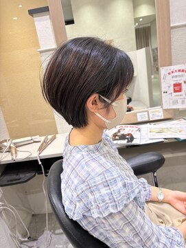 丸みショートボブ