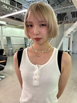 カシェ ホリエ(CACHE HORIE)&nbsp;ハイトーンボブ / ミニボブ / 冬ヘア / 小谷