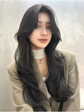 韓国レイヤーイルミナカラーレイヤーボブハッシュカット