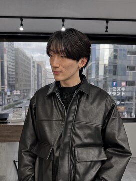 ソソ(soso) シースルー韓国マッシュメンズ/パーマ/マッシュ