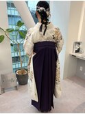 袴着付け/袴/卒業式着付け/着物/袴着付/袴ヘアセット/袴ヘア