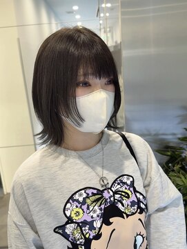 ゴウトゥデイシェアサロン 町田店(GO TODAY SHAiRE SALON) ボブウルフ×ダークグレー