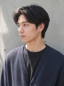 ルシードスタイルバレッタ フォーメン(LUCIDO STYLE BARRETTA for men) 韓国風コンマヘアセンターパートマッシュ社会人モテ寝癖風