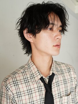 ハク 大阪心斎橋(HAK.) Men's/メンズカット/フェザーパーマ/ニュアンスパーマ/眉毛