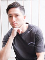 メリケンバーバーショップ コウベ(MERICAN BARBERSHOP KOBE)&nbsp;ビジネスくせ毛風パーマソフトツーブロック#m