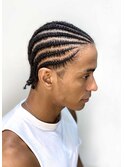 コーンロウ・cornrows・成人式、成人式ヘア、メンズヘア・クリス