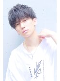 メンズヘア 刈り上げ ツーブロ スパイラルパーマ