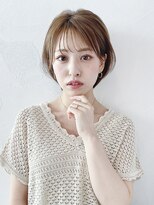 アイティーバイアルバム 藤沢店(IT by ALBUM)&nbsp;耳掛けショート_カーキグレージュマッシュショート_28031