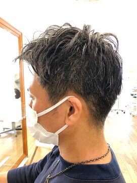 ヘッズ 本八幡店(HEADS) メンズショート　マッシュ　センターパート　メンズパーマ