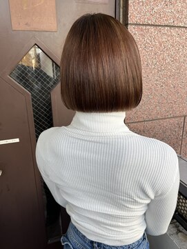 サロンドミルク 溝の口店(salon de MiLK) 20代30代40代/ボブ/ミニボブ/ベージュカラー［溝の口］