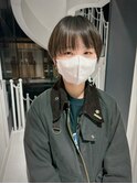 ミニマムショート×ヌーディカラー【担当 ジン トモヒト】