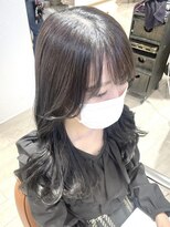 アルクバイネオリーブ 荻窪店(arc by neolive)&nbsp;韓国風サイドバング×暗髪アッシュグレー