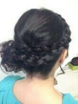 ハレ 中目黒(hale) 編み込みヘアセットスタイル