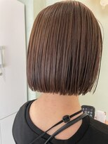 ジェムバイアルテフィーチェ(gem by artefice)&nbsp;切りっぱなしコンパクトボブ☆グレージュカラー☆アースカラー