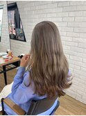 【BUZZbee四ッ井】艶髪ロング/アッシュグレージュ