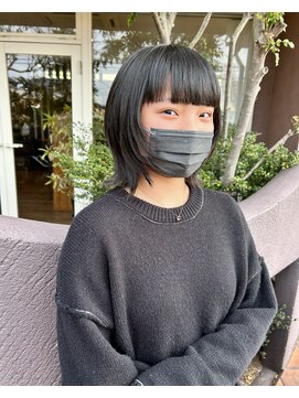 トップヘアー 玉島店(TOP HAIR) 《TOPHAIR 玉島店/ ベリー》顔周りレイヤー×ウルフ