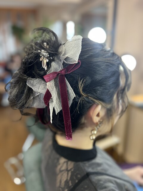 列席ヘアセット