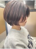ナチュラルショートボブ