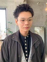 テトヘアー(teto hair) スパイキーショート、メンズカット、黒髪ショート