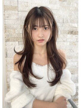 レミエ ダイカンヤマ(lemiie) 韓国レイヤー☆ハッシュカット/フェミニンロング レイヤーカット