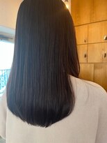 クラップス 綱島店(CLAPS) ストレートロング/ナチュラル/髪質改善/ダークグレージュ