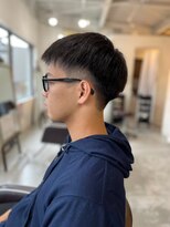 メンズカット バイ ソイクフ(メンズカット by SOY-KUFU)&nbsp;MEN'SHAIRベリーショートアッシュブラックマッシュ