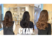 名古屋でブリーチパーマをかけるならＣＹＡＮ．にお任せ下さい。