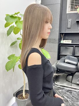 チュダック(ChuDuck) 韓国風《ミルクティー》ハイトーン/ケアブリーチ/ダブルカラー