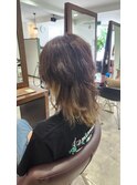 フェイスフレーミングカラー　カーキベージュ